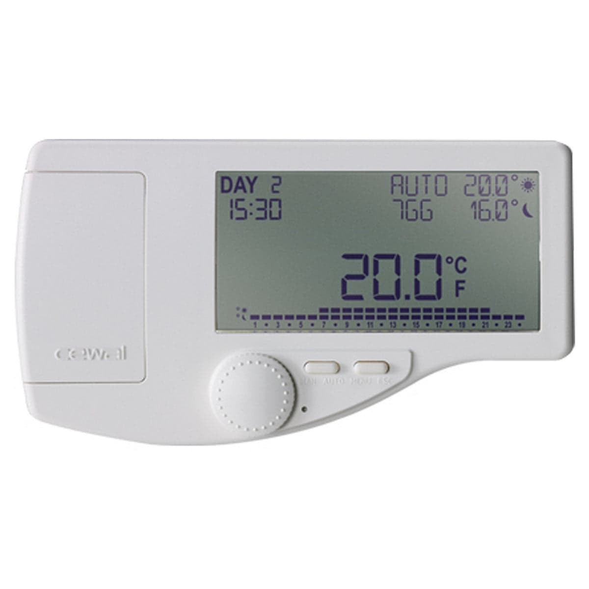 Cronotermostato Digitale Enjoy Bianco- Bianco- Cewal- Pezzi 1 in Termostati BricoGo - Marano di Napoli, commercioVirtuoso.it