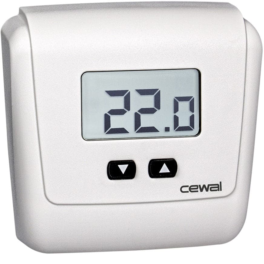 Termostato Elettronico Da Parete Et05- Bianco- Cewal- Pezzi 1 in Termostati BricoGo - Marano di Napoli, commercioVirtuoso.it