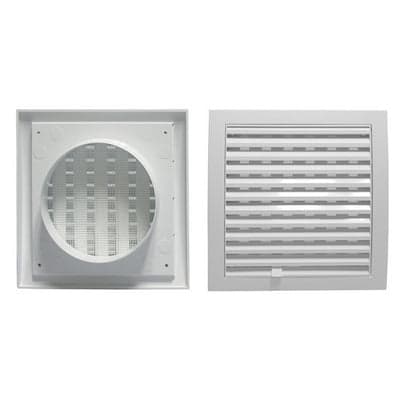 GRIGLIA DI AERAZIONE QUADRATE CON IMBOCCO TONDO- Diam.150- DK- pezzi 1