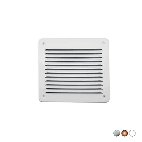 Griglia In Metallo Da Sovrapporre Con Rete L. 193 X H. 165 Mm- Alluminio Bianco- First- Pezzi 1