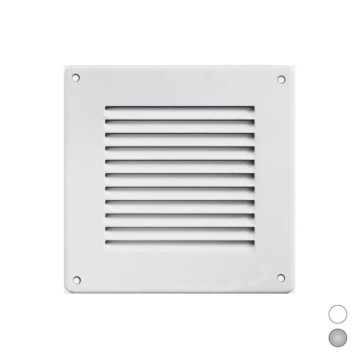 Griglia In Metallo Da Sovrapporre Con Rete L. 140 X H. 140 Mm- Alluminio Argento- First- Pezzi 1 in Registri griglie e sfiatatoi BricoGo - Marano di Napoli, commercioVirtuoso.it