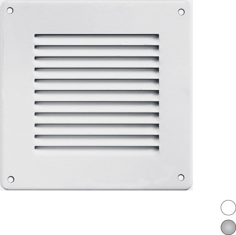 Griglia In Metallo Da Sovrapporre Con Rete L. 140 X H. 140 Mm- Bianco- First- Pezzi 1 in Registri griglie e sfiatatoi BricoGo - Marano di Napoli, commercioVirtuoso.it