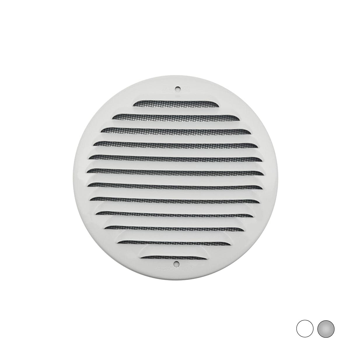 Griglia Tonda Da Sovrapporre In Metallo Con Rete D.150 Mm- Alluminio Bianco- First- Pezzi 1 in Registri griglie e sfiatatoi BricoGo - Marano di Napoli, commercioVirtuoso.it