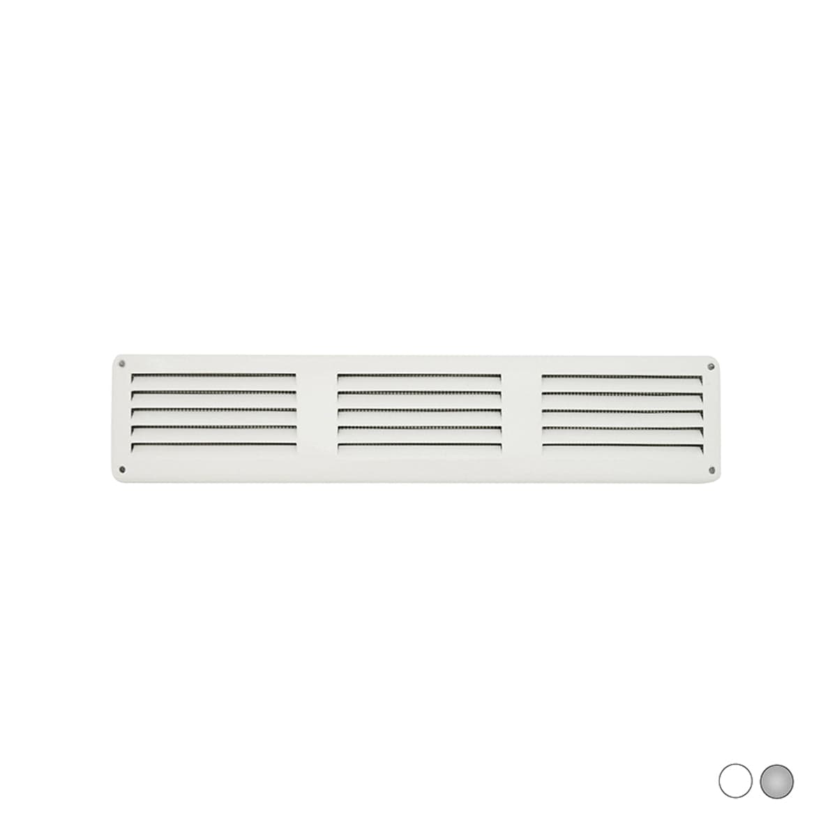 Griglia Da Sovrapporre In Metallo Con Rete L. 300 X H. 60 Mm- Bianco- First- Pezzi 1 in Registri griglie e sfiatatoi BricoGo - Marano di Napoli, commercioVirtuoso.it