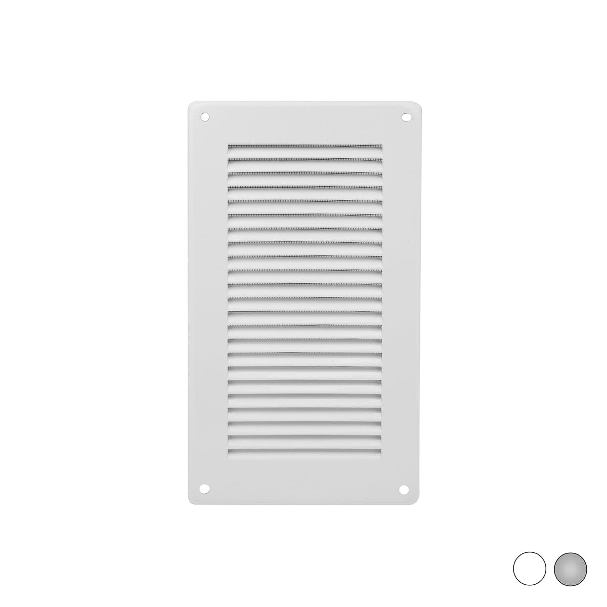 Griglia Da Sovrapporre In Metallo Con Rete L. 140 X H. 240 Mm- Bianco- First- Pezzi 1 in Registri griglie e sfiatatoi BricoGo - Marano di Napoli, commercioVirtuoso.it