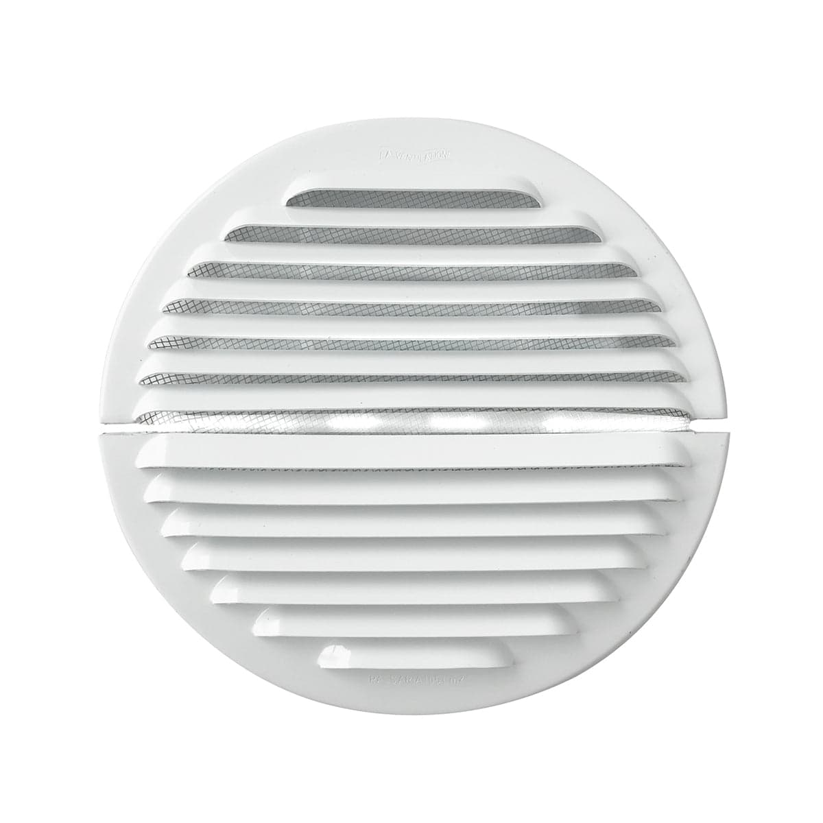 Griglia Tonda Dentro-Fuori- Alluminio Bianco Diam. 175- First- Pezzi 1 in Registri griglie e sfiatatoi BricoGo - Marano di Napoli, commercioVirtuoso.it