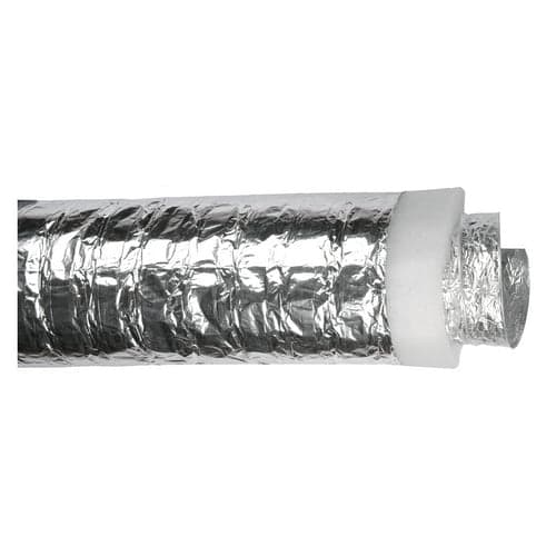 CONDOTTO FLESSIBILE IN AL/PET/AL CON RIVESTIMENTO TERMOISOLANTE- 127- BROF- metri 10