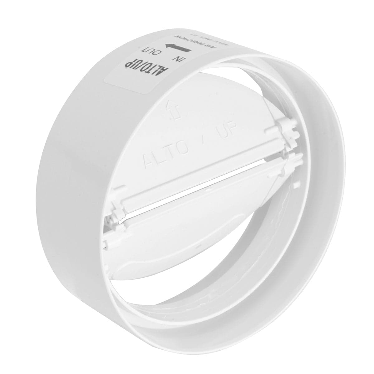 Giunto Per Tubi Tondi In Abs Con Valvola A Farf.- Diam. 125 Mm- First- Pezzi 1 in Parti e connettori BricoGo - Marano di Napoli, commercioVirtuoso.it
