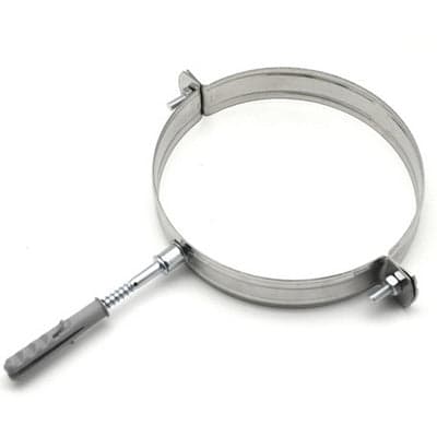 COLLARE DI FISSAGGIO IN ACCIAIO INOX- Diam. 130- DK- pezzi 1