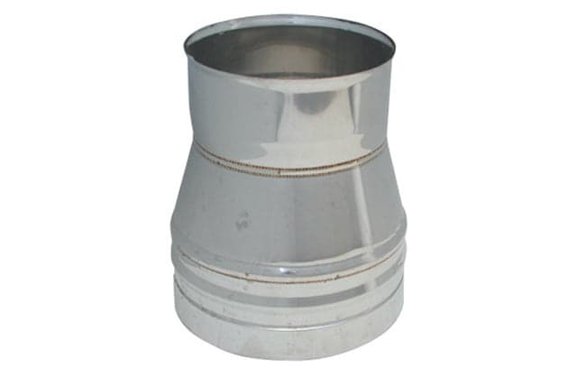 Riduzione Inox Per Canne Fumarie- Diam. M 100-F 80- Dk- Pezzi 1 in Accessori BricoGo - Marano di Napoli, commercioVirtuoso.it