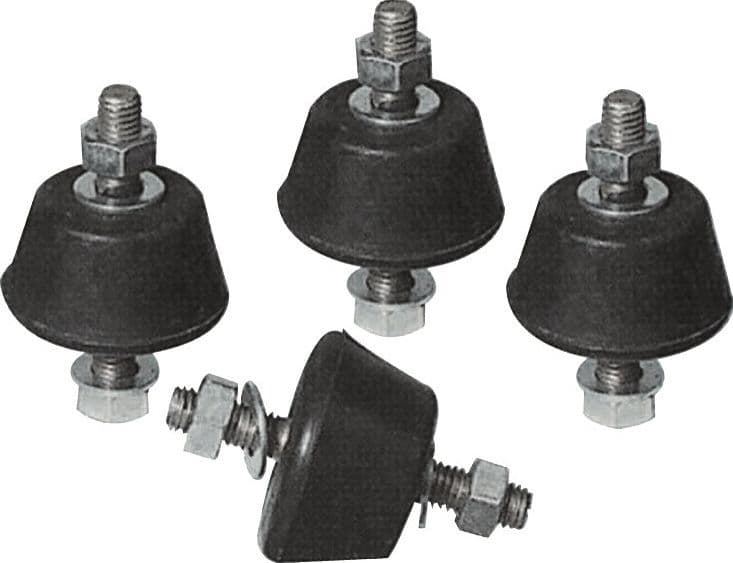 4 Pz Antivibranti Per Staffe- Hxl 22X39 Mm- Dc- Pezzi 1 in Montaggi antivibranti BricoGo - Marano di Napoli, commercioVirtuoso.it