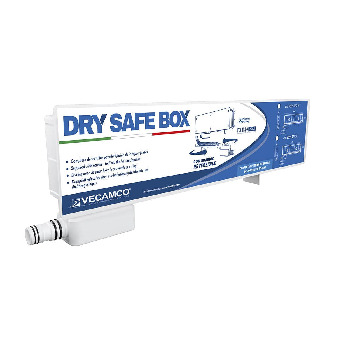 Cassetta Di Predisposizione Con Sifone A Secco Dry Safe Box- Mm 430X160X65- Vecam- Pezzi 1 in Cassette dei contanti BricoGo - Marano di Napoli, commercioVirtuoso.it