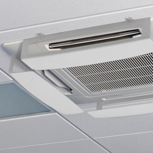 Deflettore Climik Quadro- Bianco Cm 50- Dc- Pezzi 1 in Protezioni antischizzo BricoGo - Marano di Napoli, commercioVirtuoso.it