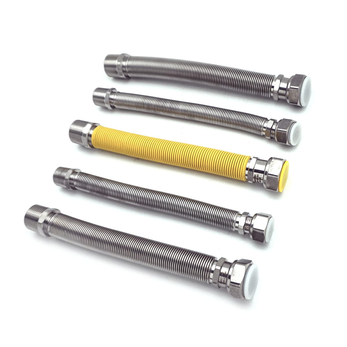 Kit 5 Pz Flessibili Inox Estensibili Per Caldaie A Gas- Mm 220/420- Tecng- Pezzi 1 in Tubi BricoGo - Marano di Napoli, commercioVirtuoso.it