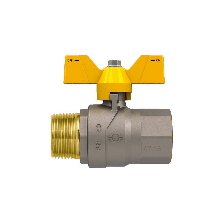 Valvola A Sfera Gas Con Farfalla Futurgas Mf- 3/4 Dn 20- Fiv- Pezzi 1 in Valvole a sfera BricoGo - Marano di Napoli, commercioVirtuoso.it