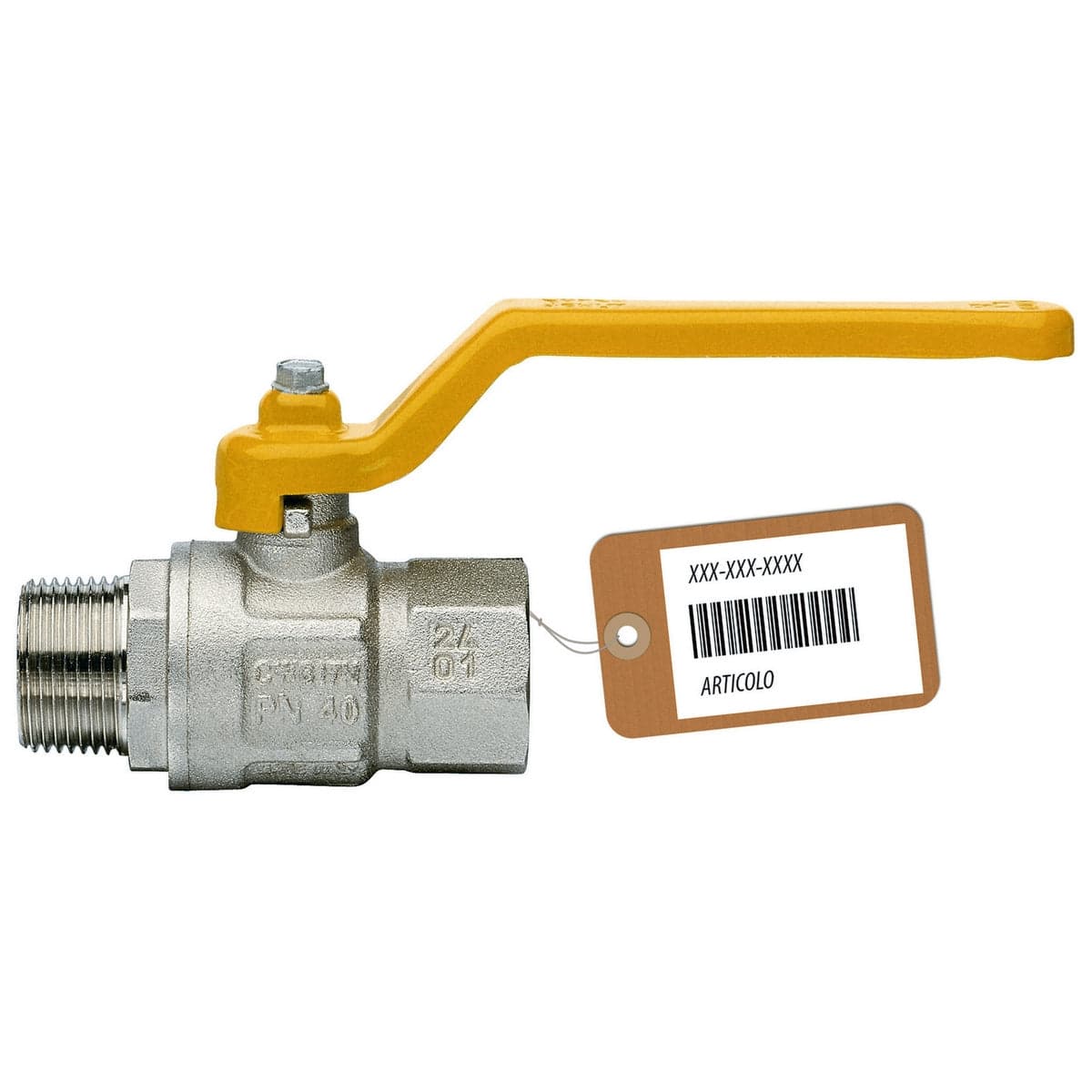 Valvola A Sfera Gas Mf Con Leva Lunga Mod. London F-Brico- 3/4 Dn 20- Faidf- Pezzi 1 in Accessori BricoGo - Marano di Napoli, commercioVirtuoso.it