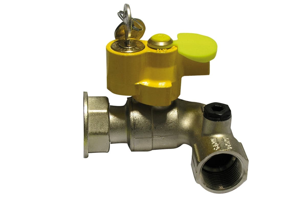 Valvola A Sfera Gas F/Girello A Squadra Con Serratura- 3/4 X 1 Dn 20X25- Enolg- Pezzi 1 in Valvole a sfera BricoGo - Marano di Napoli, commercioVirtuoso.it
