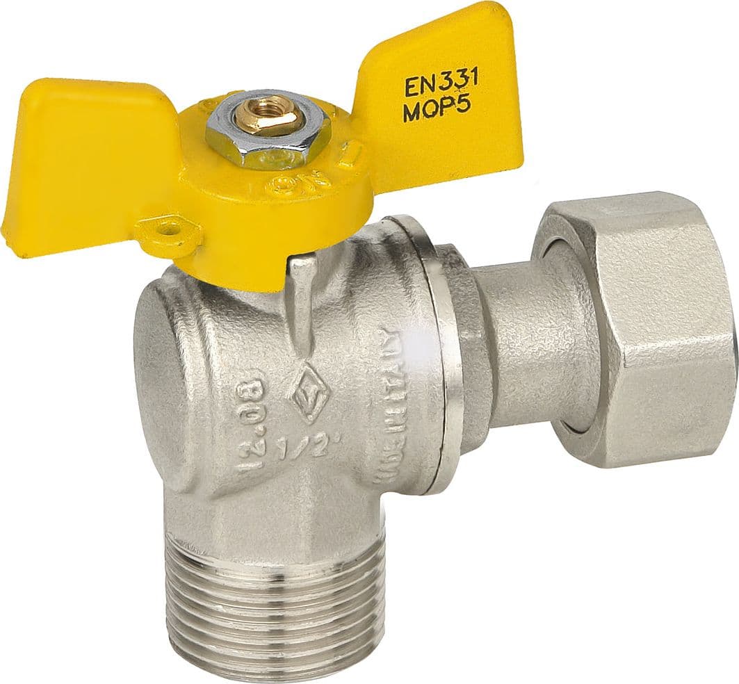 Valvola A Sfera Gas Maschio / Dado Mobile- 3/4 X 3/4 Dn 15- Bugat- Pezzi 1 in Valvole a sfera BricoGo - Marano di Napoli, commercioVirtuoso.it