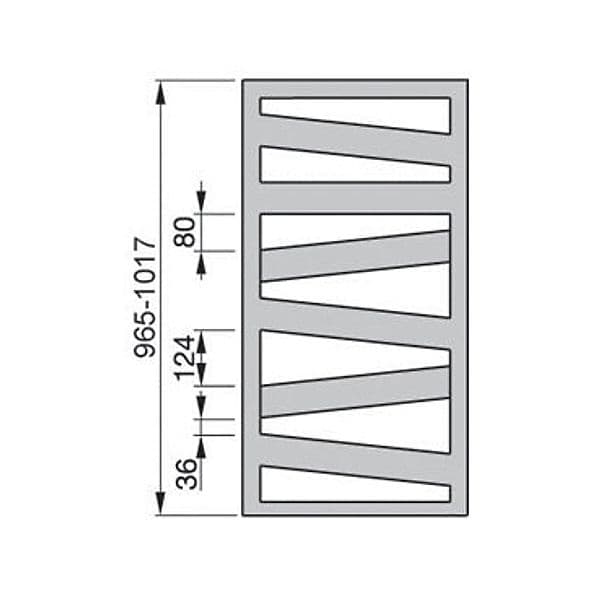 Termoarredo Zehnder Ribbon H. 1017- Nero Opaco Largh. Cm 60- Zehnd- Pezzi 1 in Radiatori BricoGo - Marano di Napoli, commercioVirtuoso.it