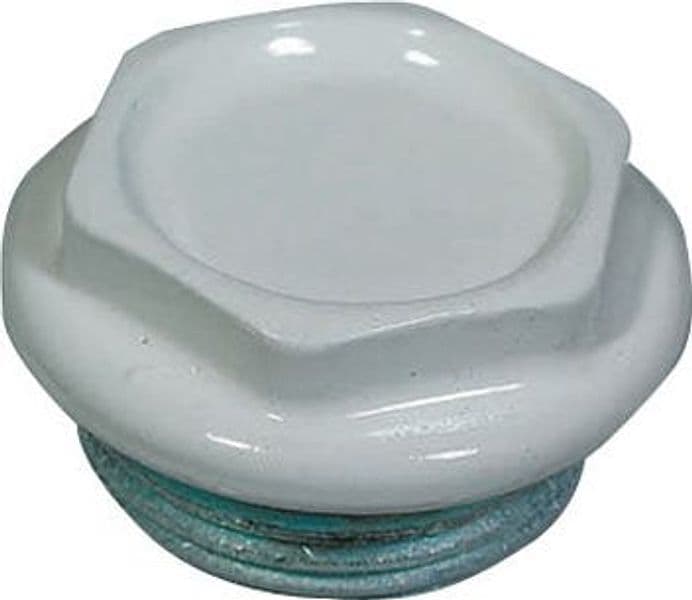 Tappo Cieco Dx / Sx Zincato Verniciato Per Radiatori Fl 42- 1 Dx Bianco- Oter- Pezzi 1 in Accessori BricoGo - Marano di Napoli, commercioVirtuoso.it