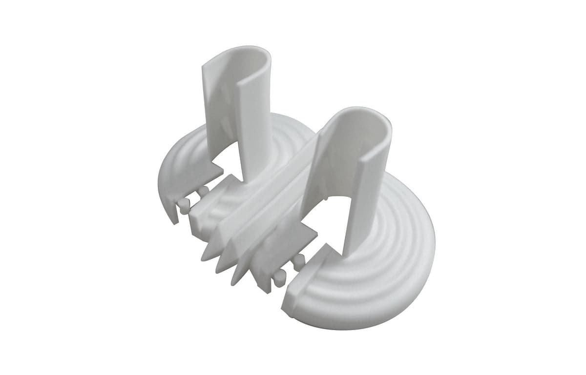 Borchia Doppia In Materiale Plastico Universale Bianca- Diam. 10-22 Mm- Dk- Pezzi 1 in Accessori BricoGo - Marano di Napoli, commercioVirtuoso.it