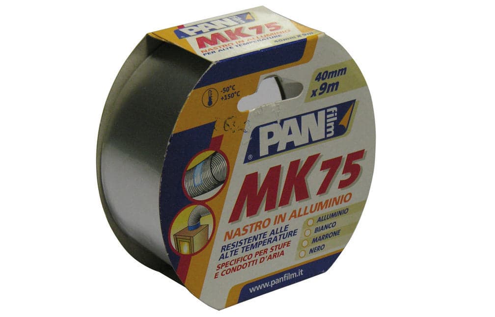 Nastro In Alluminio Per Alte Temperature Mk 75- 40 Mm X 9 Mt- Senza- Pezzi 1 in Nastro adesivo di alluminio BricoGo - Marano di Napoli, commercioVirtuoso.it