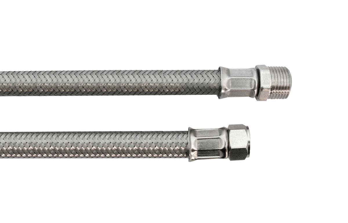 Flessibile Inox Modello Gigante Cm. 50- Mf 3/8 X 1/2- Dh- Pezzi 1 in Flessibili doccia BricoGo - Marano di Napoli, commercioVirtuoso.it