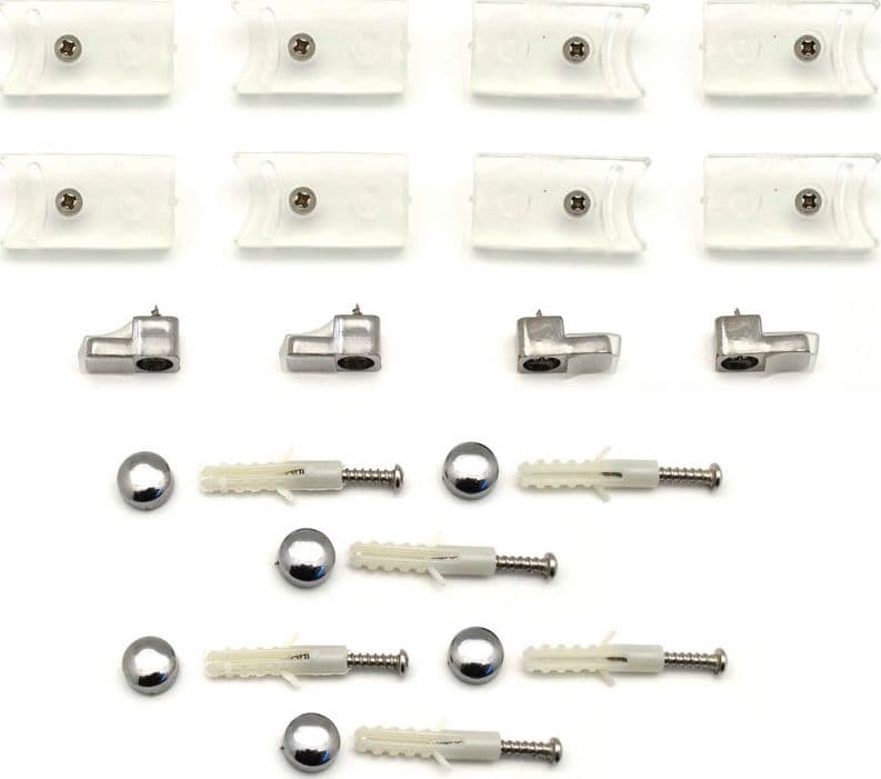 Kit Accessori Di Fissaggio Per Box Doccia Linea Essential- Dhimp- Pezzi 1 in Box doccia BricoGo - Marano di Napoli, commercioVirtuoso.it