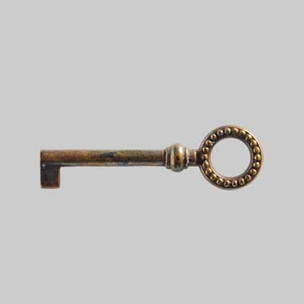 Chiave per Mobili 7003 22 x 74 mm Giusti Patinato Antico