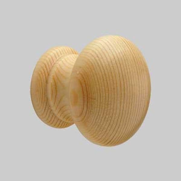 Pomolo Legno Grezzo 101 Ø 40