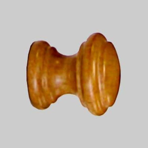 Pomolo Legno Verniciato 114 Ø 38 Noce Scuro