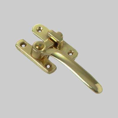 MANIGLIA DA BLOCCO   Sx - Ottone lucido