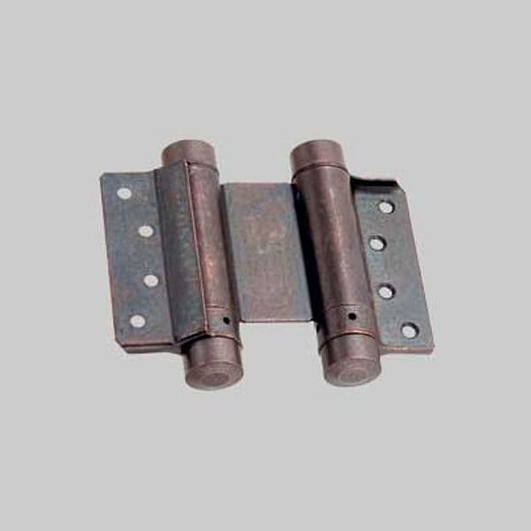 Cerniera a Molla Doppia Azione 100 mm Bronzata 2 Pezzi