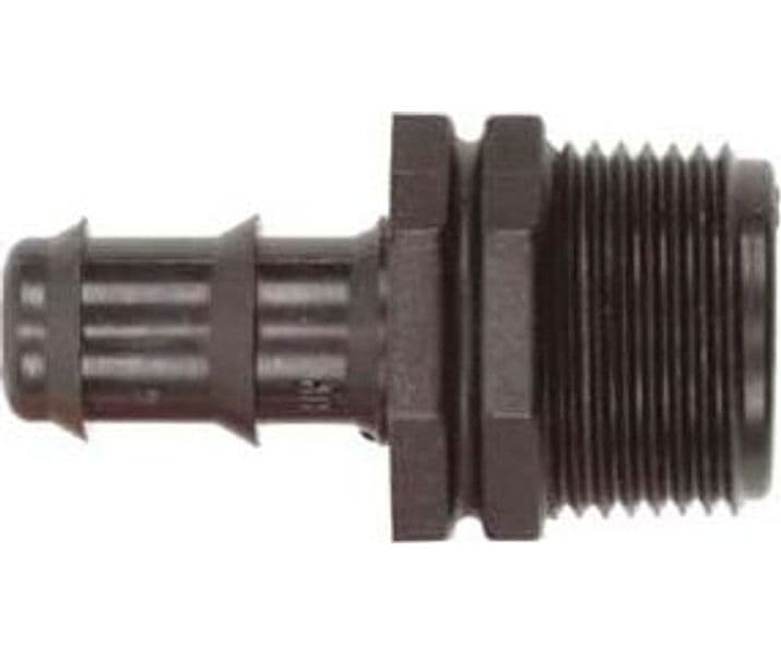 Raccordo Portagomma con Filetto in Polipropilene Ø 25 mm Mmx m 1 20 Pezzi