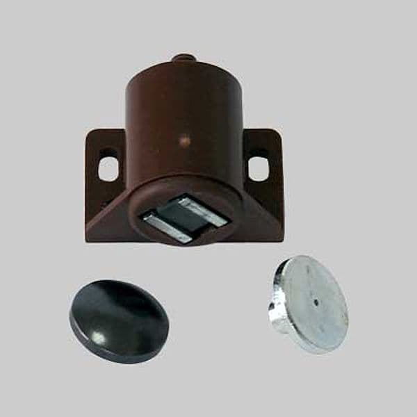 Chiusura Magnetica per Vetri 30 x 30 mm Marrone 100 Pezzi
