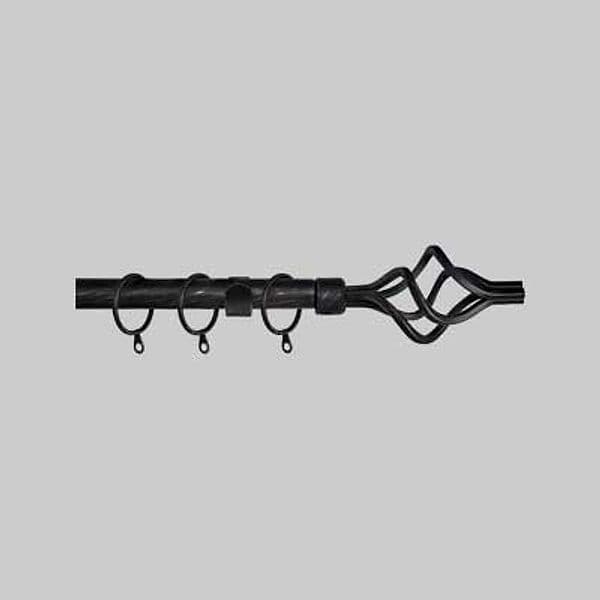 Scorritenda a Strappo Twist 120 x 210 cm Nichel Satinato