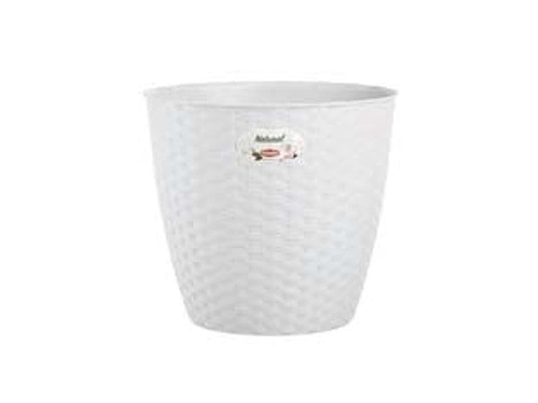 Vaso Natural Bianco Ø 19 mm cm 19 CMX17,5H. 3 l Stefanplast 4 Pezzi