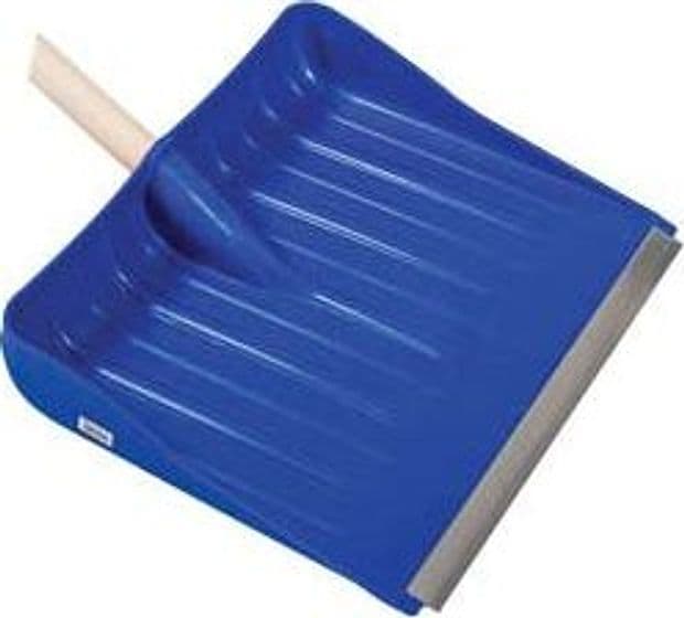 Pala in Polipropilene per Neve e Granaglie Blu con Profilo 4 Pezzi