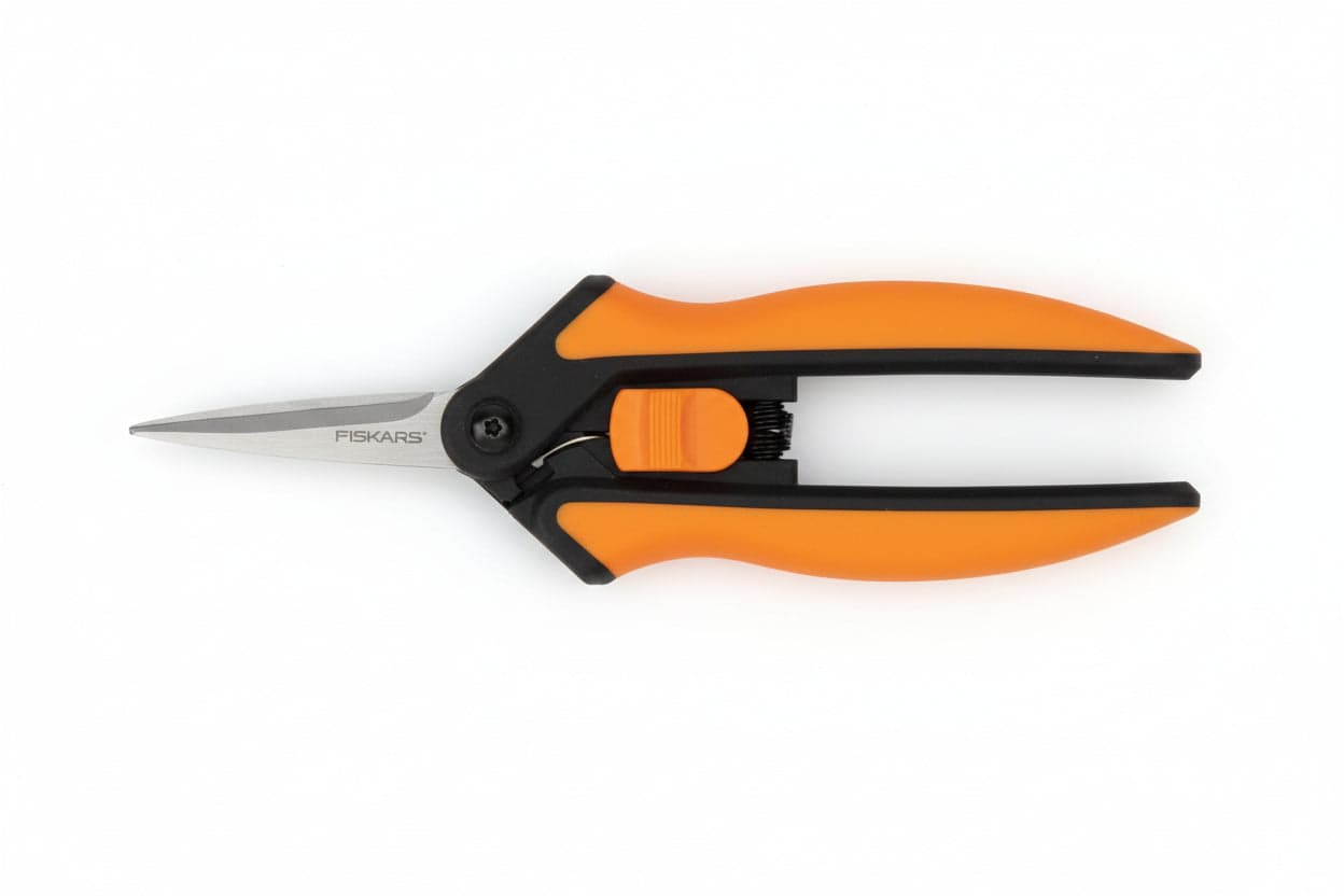 FORBICE RACCOLTA E FIORI SOLID SNIP CON MICRO PUNTA SP13  cm.14 (1051600)    FISKARS