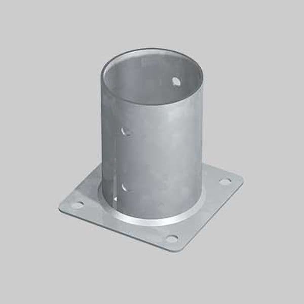 Supporto a Pavimento per Pali TR2 Ø 80 x 150H Tecfi Base 150 mm