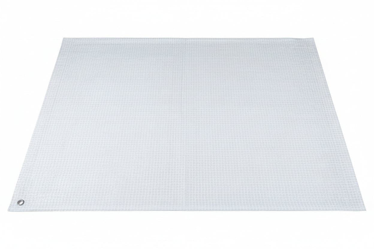 TELO TENDA PE RETINATO TRASPARENTE CON OCCHIOLI  cm.300x200    TREX