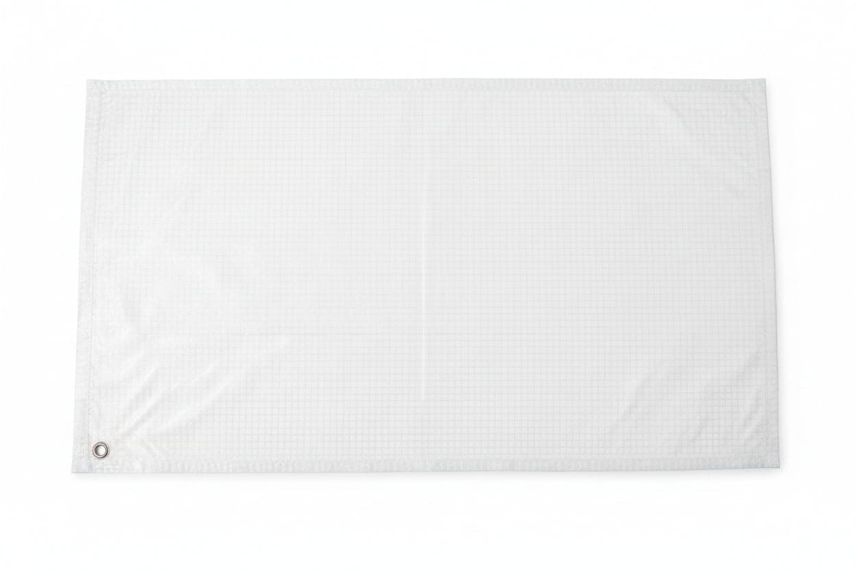 Telo Tenda PE Retinato Trasparente con Occhioli 400 CMX400 Trex