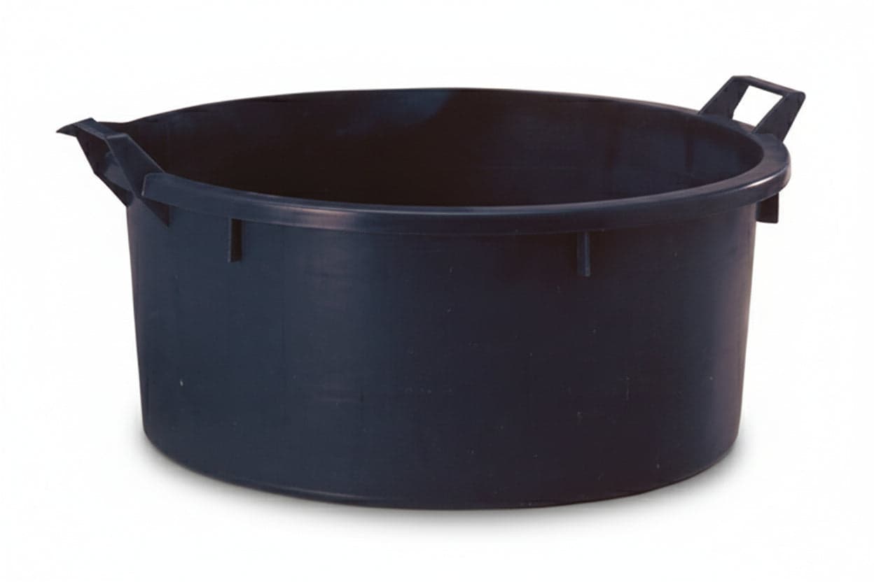 MASTELLONI SOTTOSPINA CON MANICI TONDI NERI  lt.110 ø cm.71x39h.    ICS