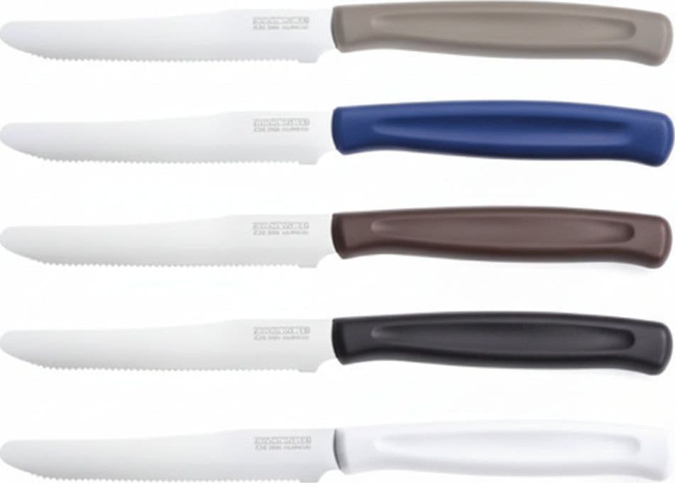 Coltello Dinamik da Tavola Lama Dentata Marrone, Lunghezza Lama 2 Blister