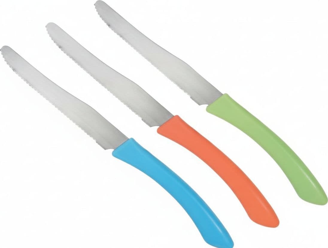 Coltello da Tavola 11 Cm, Blister da PZ.6. ART.650 11 de Luca 5 Blister