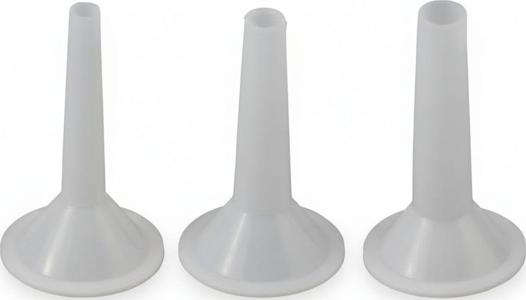 Imbuto in Moplen per Tritacarne N°12 Foro 20 mm Tre Spade 3 Pezzi