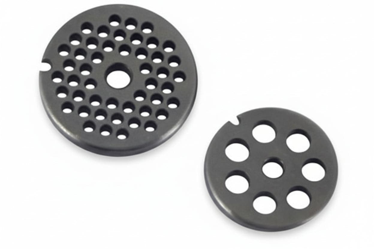 Piastre In Acciaio Temprato Per Tritacarne Manuali- - N°5 Foro Mm.8 - 1 Blister Reber