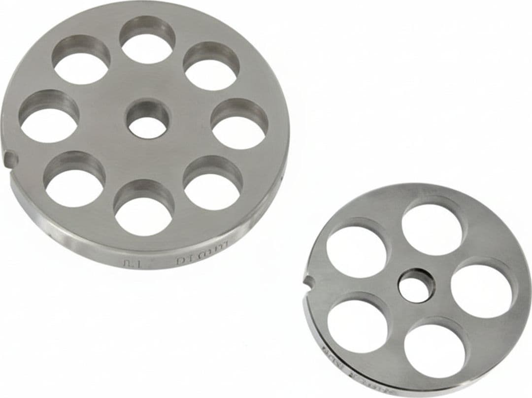 Piastre in Acciaio Inox per Tritacarne Elettrici N°10 12 Foro 16 mm Reber