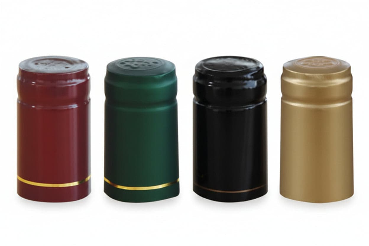 Capsula Termoretraibile Per Bottiglie Vino Bordolesi Pz.100- - Verde - 1 Busta in Tappi versatori da vino BricoGo - Marano di Napoli, commercioVirtuoso.it