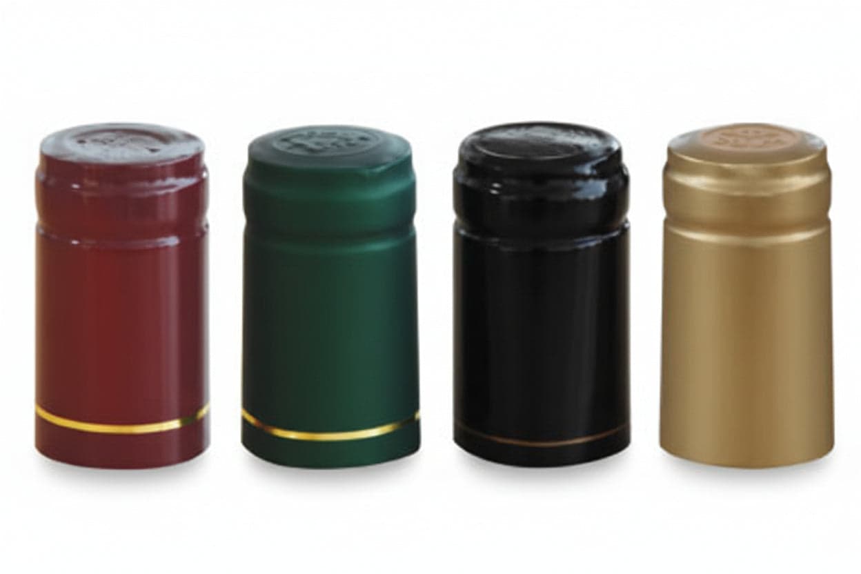 CAPSULA TERMORETRAIBILE PER BOTTIGLIE VINO BORDOLESI PZ.100- - nero - 1 busta